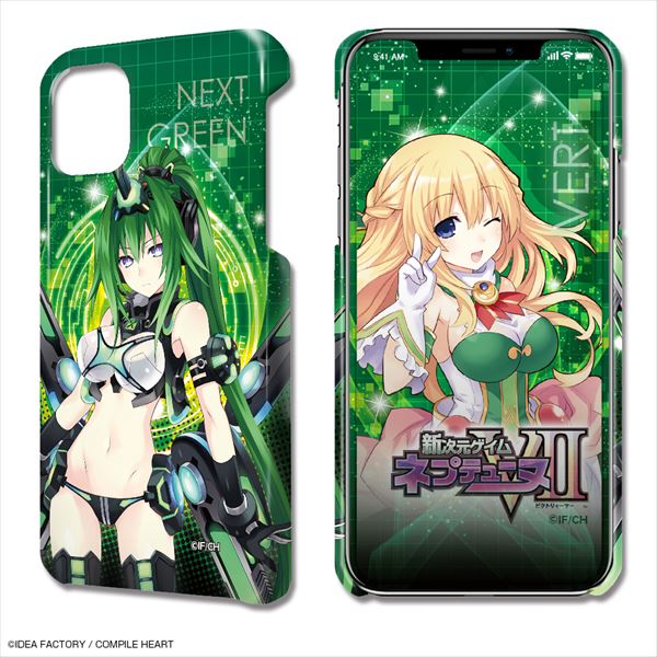 『新次元ゲイム ネプテューヌVII』デザジャケット iPhone 12 miniケース&保護シート デザイン04(ベール)